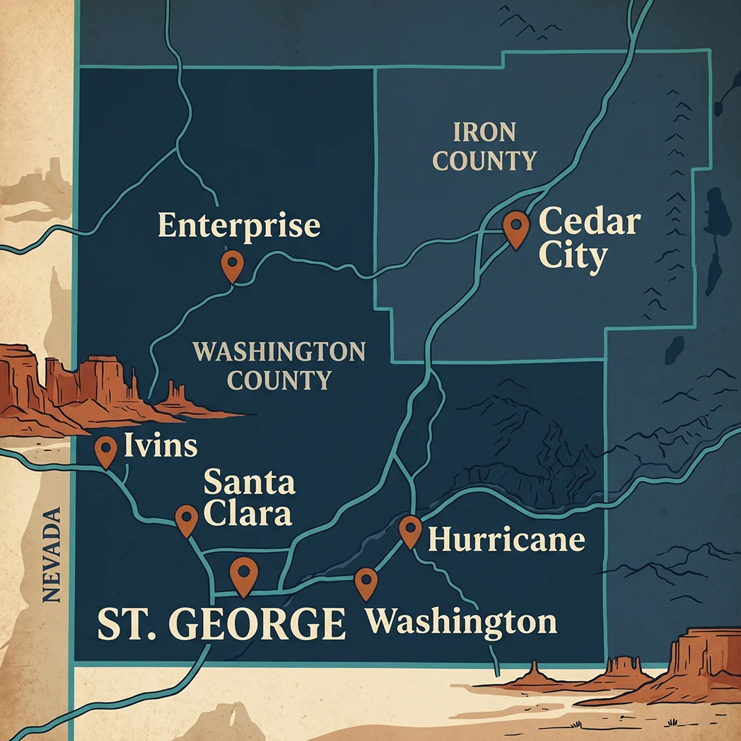 Southern Utah service area